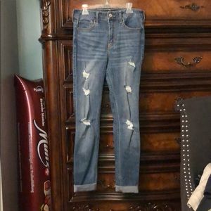 Hollister distressed jeans